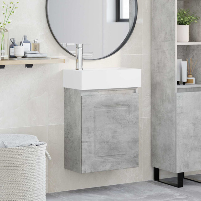 Single Bathroom Vanity with Ceramic Basin