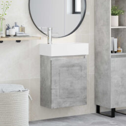 Single Bathroom Vanity with Ceramic Basin