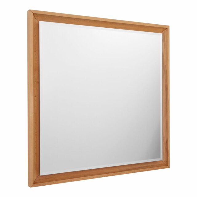 Angelica Solid Wood Flat Wall Mirror