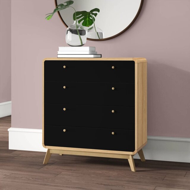 Justine 4 Drawer 80Cm W Chest of Drawers