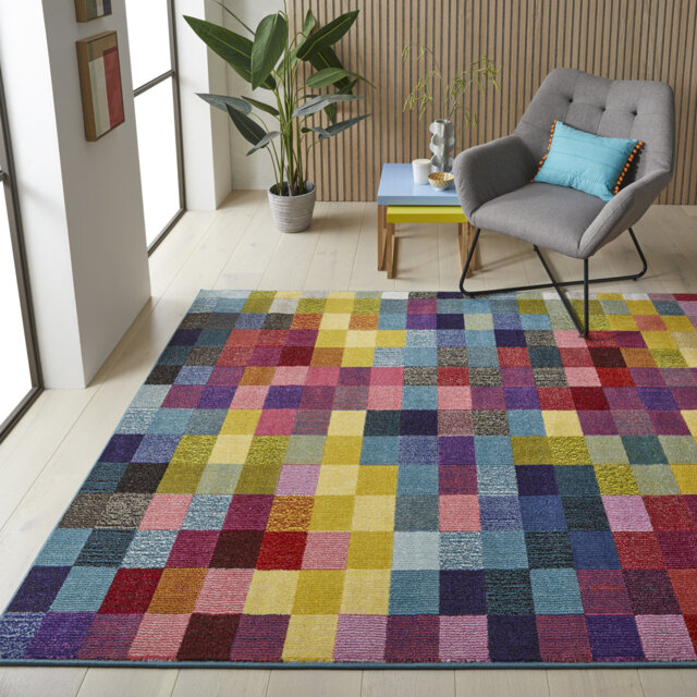 Multicolour Area Rug