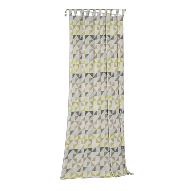 Berlare Cotton/Polyester Room Darkening Tab Top Curtain Panel