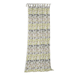 Berlare Cotton/Polyester Room Darkening Tab Top Curtain Panel