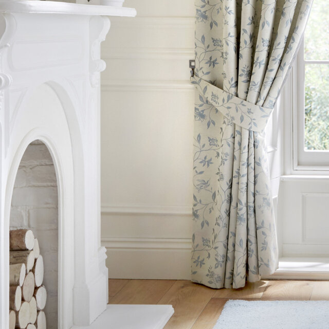 Bird Trail Fabric 74cm Curtain Holdback/Tieback