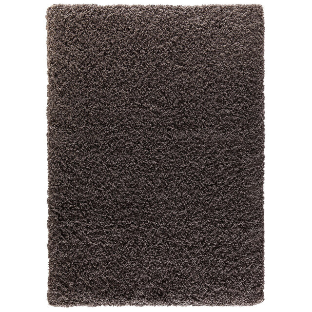 Verona Thick Dark Grey Shaggy Area Rug â Soft Pile, Non-Slip, Durable Polypropylene Carpet for Living Room, Bedroom & Hallway