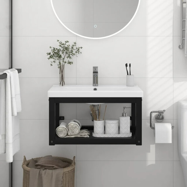 Heerad 59cm Single Bathroom Vanity Base Only