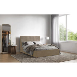 Malmo Kailua Upholstered Bed Frame - Plush Velvet with Headboard and Sprung Slats