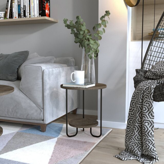 Corro Modern Side End Table White