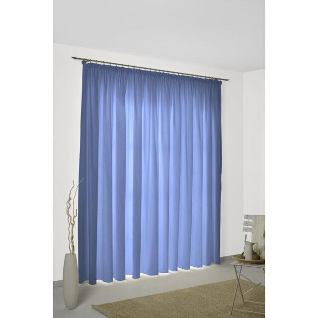 Kyrstan Pencil Pleat Room Darkening Thermal Single Curtain
