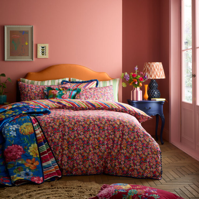 Darling Ditsy 100% Cotton Reversible Duvet Cover Set