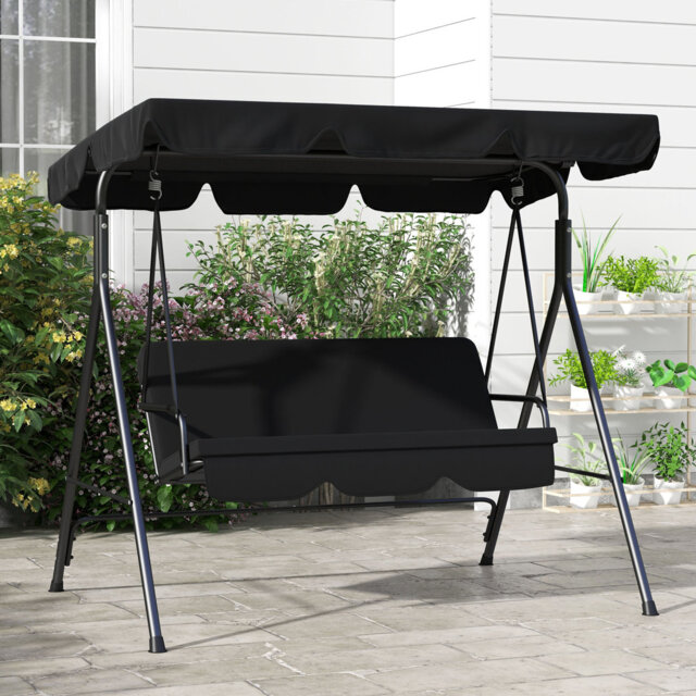 Burgel Porch Swing with Canopy
