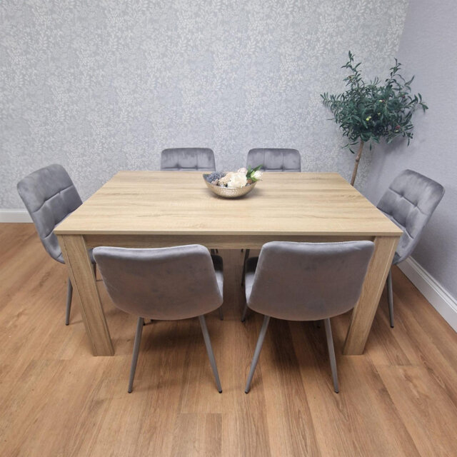 Lily-Sue 6 - Person Dining Set