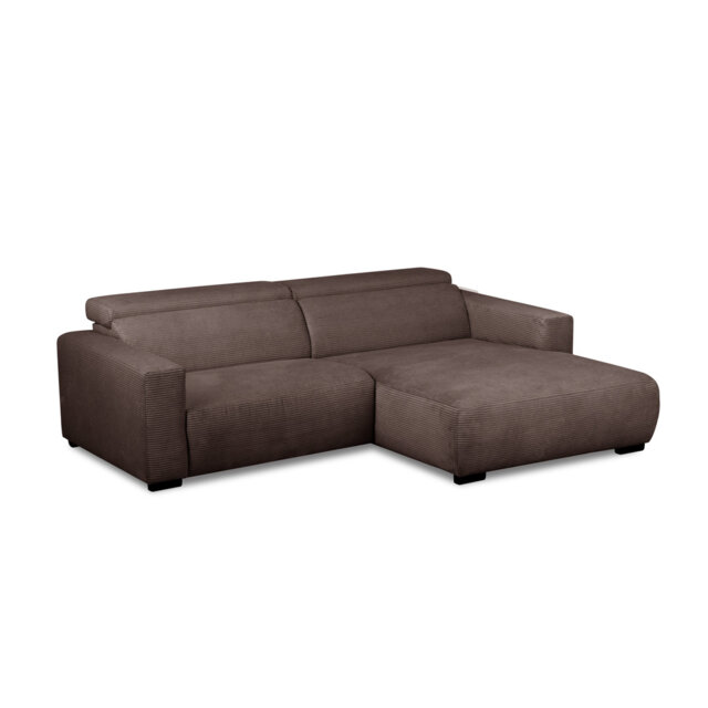 Almontiser Cozzy Reclining Corner Sofa in Curdouy Velvet Fabric