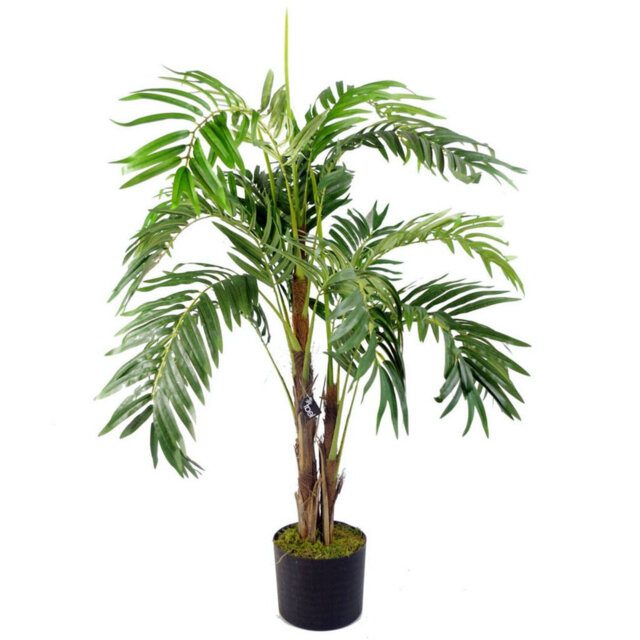 Natural Palm 120cm Palm Faux Plants Areca Tree Realistic