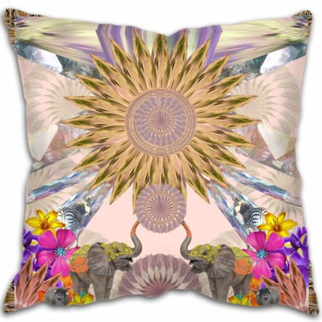 Crediton Floral Square Cushion