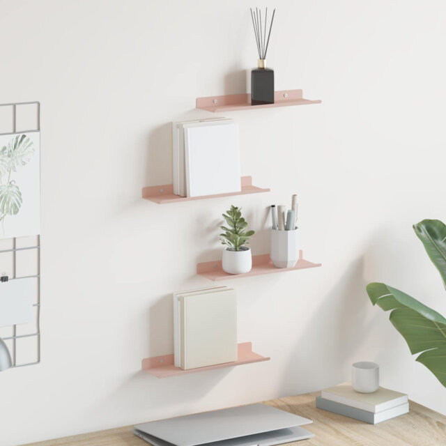 Floating Shelf Wall-Mounted Steel Home Storage Shelving Modern Shelves