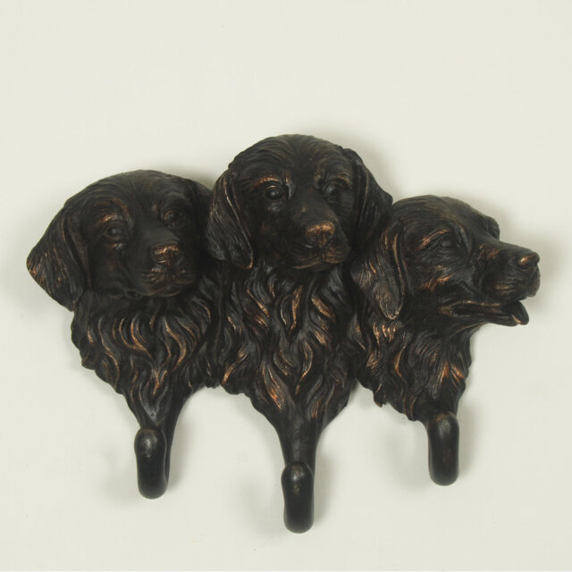 Leduc Iron Wall 3 - Hook Wall Mounted Coat Rack