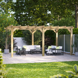 Powersheds 18 x 12ft Timber Pressure Treated Pergola