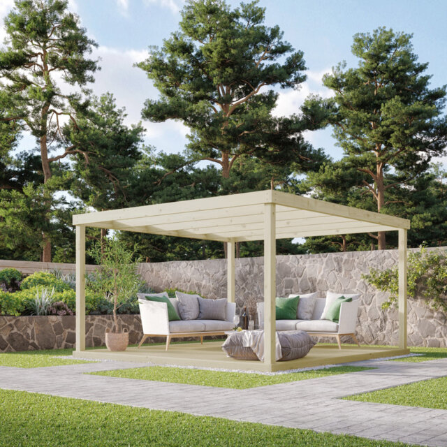 Janeigh Manufactured Wood Pergola