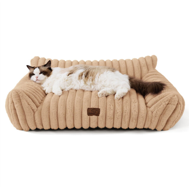 Washable Dog Sofa Bed  Large Cat Beds For Indoor Cats, Dog Couch For Medium Dogs Cat Sofa Couch With Removable Cover