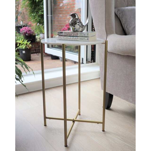Lapham Cross Legs End Table