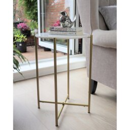 Lapham Cross Legs End Table