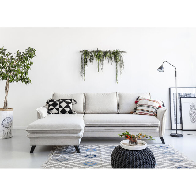 Charming Charlie 2 - Piece Upholstered Corner Sofa