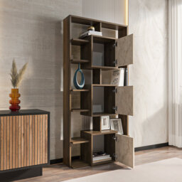 Deivin 176cm H x 85cm W Bookcase