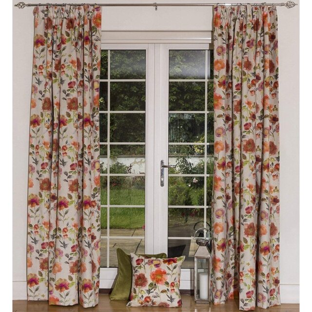 Brough Cotton Pencil Pleat Blackout Thermal Curtains