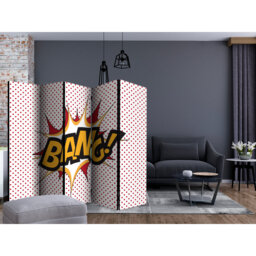225cm W x 172cm H 5 - Panel  One Sided Room Divider Folding Room Divider
