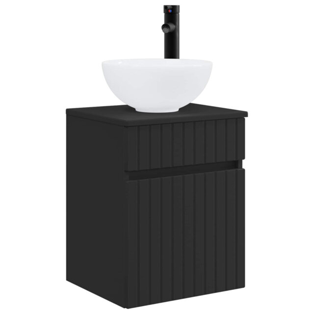 Single Bathroom Vanity with Ceramic Basin