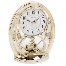 Kessel Analogue Plastic / Acrylic Quartz Movement / Crystal Tabletop Clock