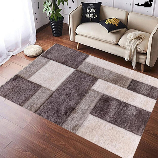 New Large Shaggy Area Rugs Hallway Living Room Bedroom Carpet Floor Mats