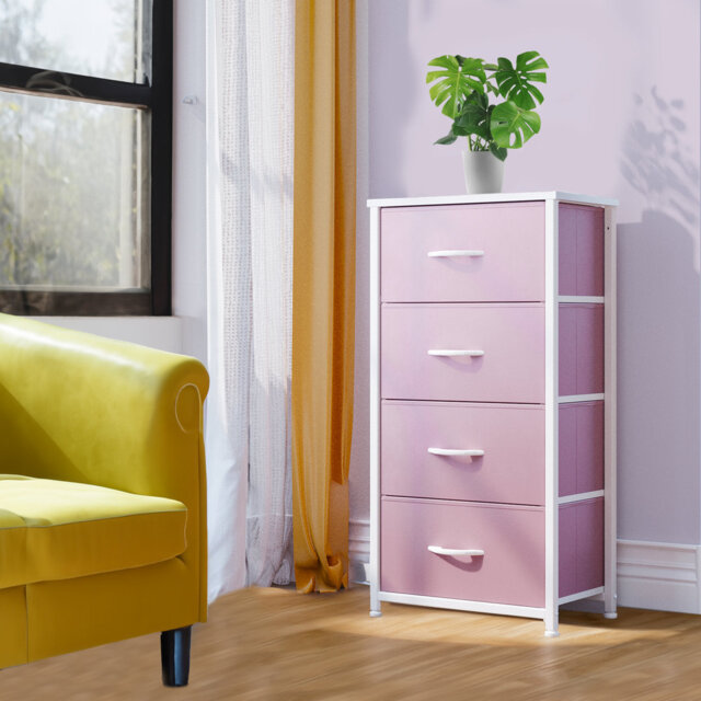 Charlet 4 Drawer Chest of Drawers 45Cm W Bedroom Drawers