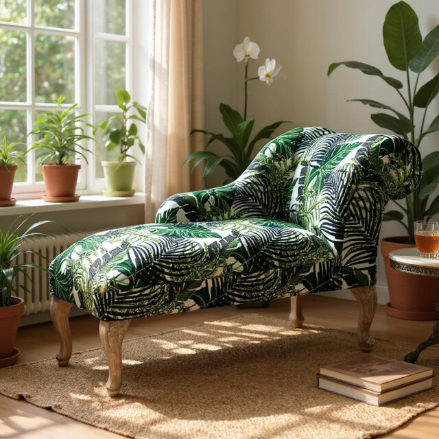 Elegant Upholstered Velvet Chaise Longue with Soft Foam Cushioning, Removable Legs, Perfect for Stylish Home Interiors
