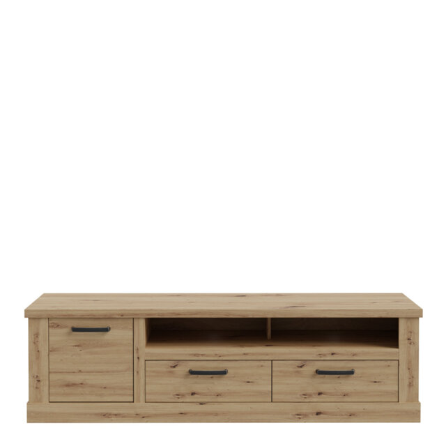 Kupar 2 Drawer 1 Door Coffee TV Unit in Artisan Oak