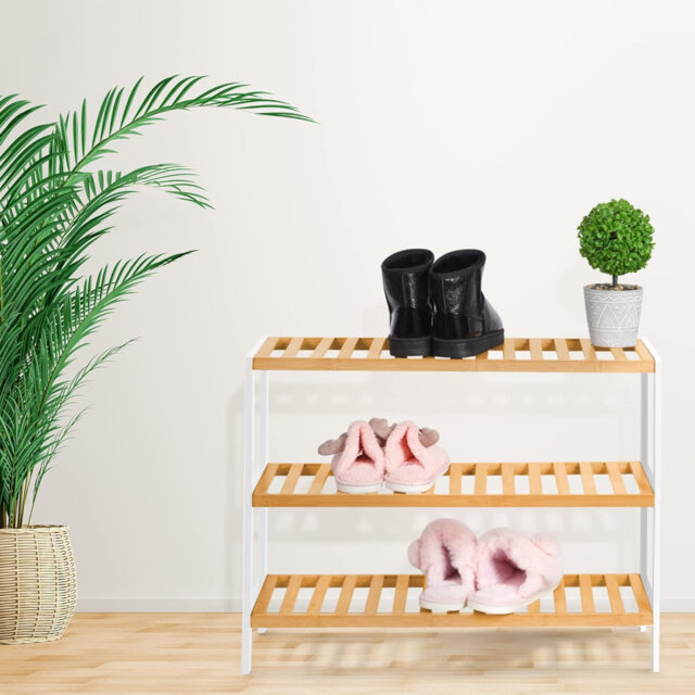 3 Pair Shoe Storage Rack