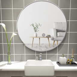 Aluminium Round Mirror