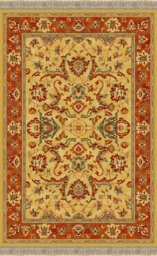 Agra Light Tufted Wool Gold Rug