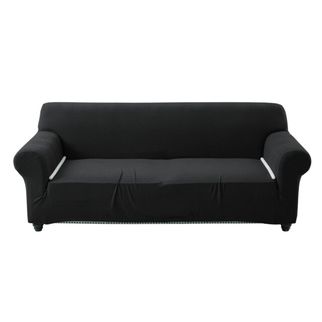 Luxury Reversible Spandex Loveseat Jacquard Pattern Stretchable Slipcover