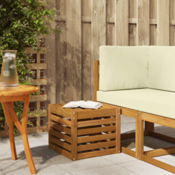Sectional Sofa Units Solid Acacia Wood Outdoor Bench Garden Seating