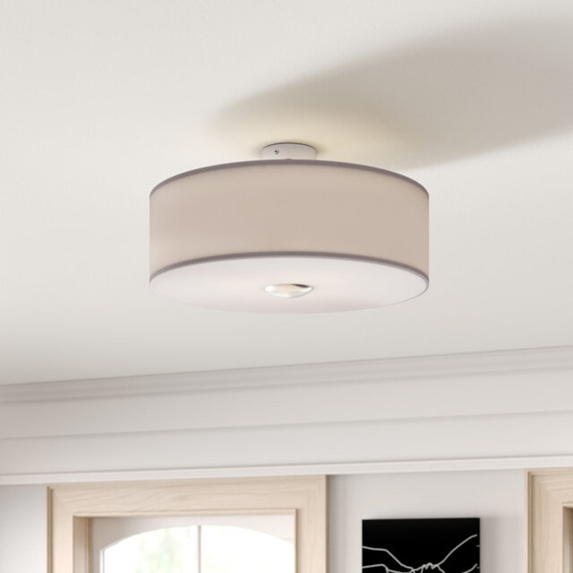 Madison PC Cotton Semi Flush Mount