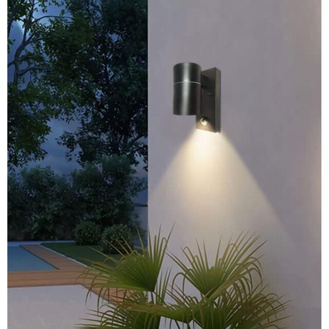 Matte Black 11.5cm H Outdoor Sconce