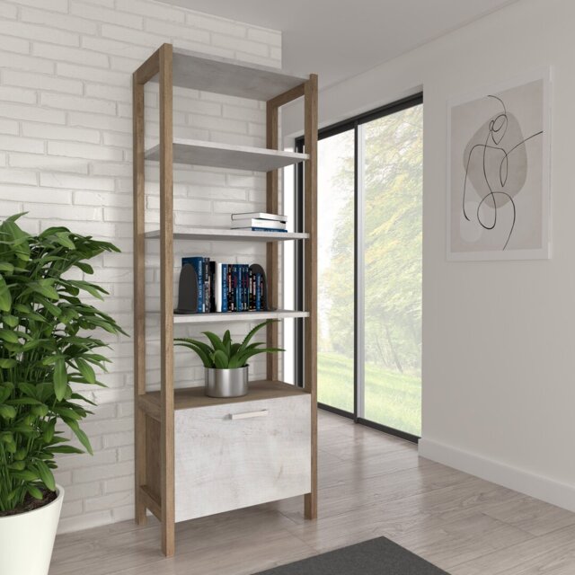Scanlon 200cm H x 71cm W Standard Bookcase