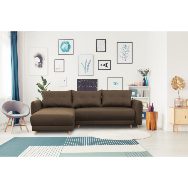 Talbert Corner Sofa With Bed Function