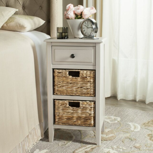 Santa Cruz Side Table with Storage