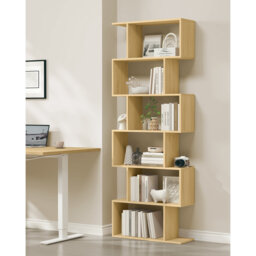 Geena 190.5cm H x 70cm W Geometric Bookcase