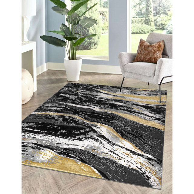 Abstract Indoor / Outdoor Area Rug