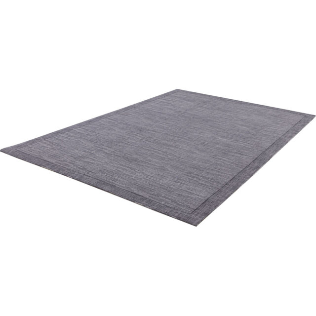 Linea Diverse Power Loom Wool Black Rug