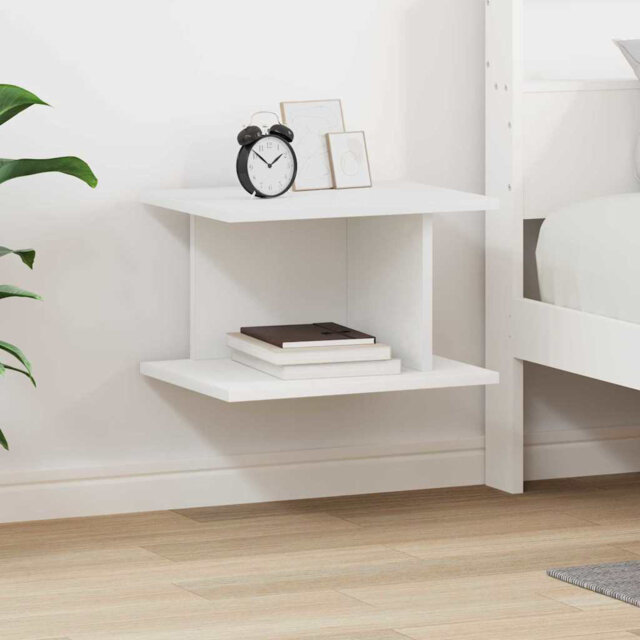 Bedside Table Engineered Wood Modern Living Room Furniture Storage With